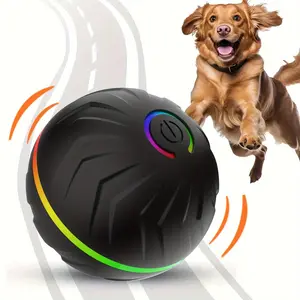 Smart And Entertaining Dog Ball, Interactive Pet Toy, Randomly Rolls And Jumps, Features Dazzling Lights, Up To 4 Hours Of Battery Life, Comes With Charging Cable And Instruction Manual! Rolls And Jumps In Various Settings.