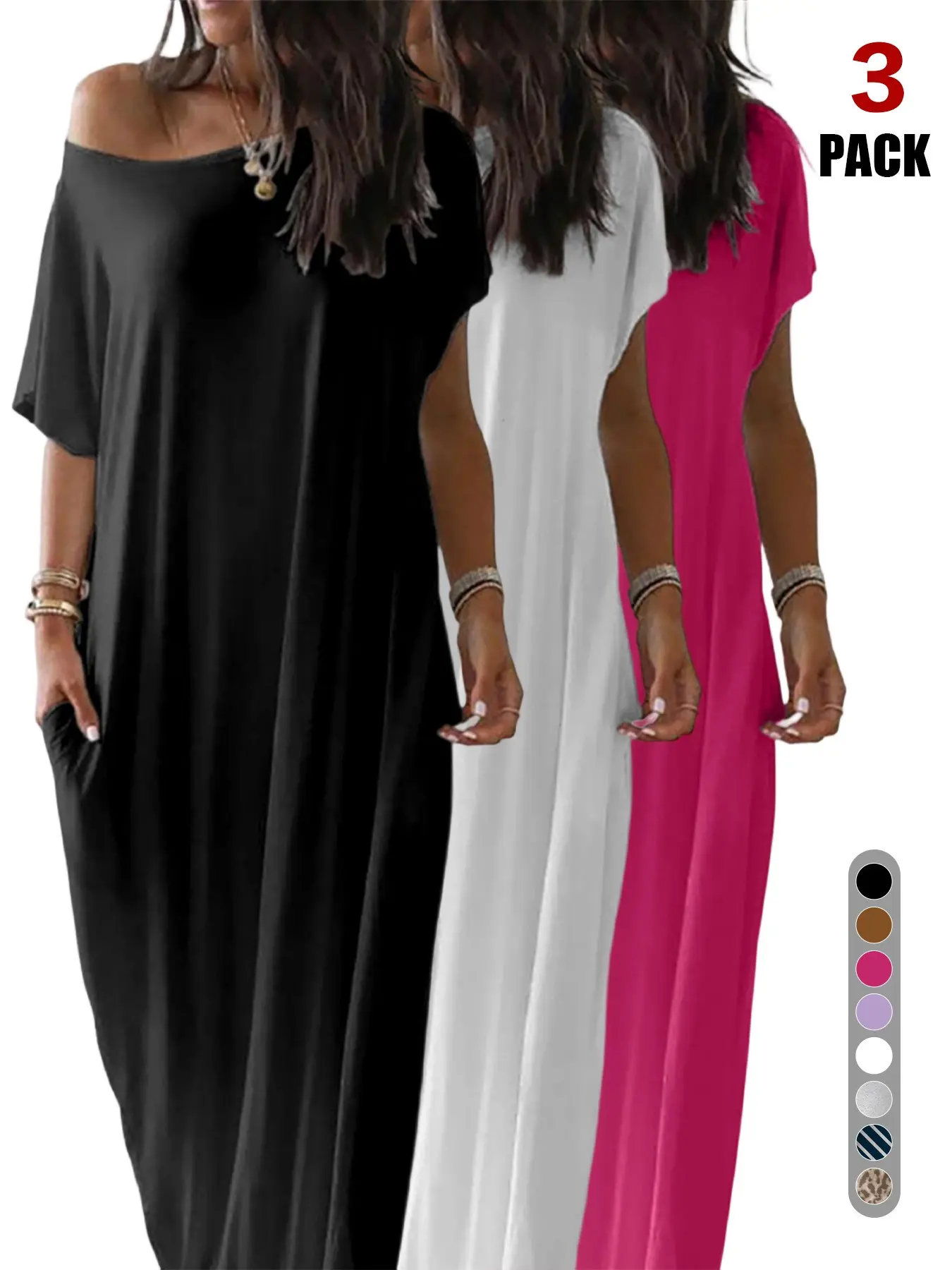 Black/White/Rose Red