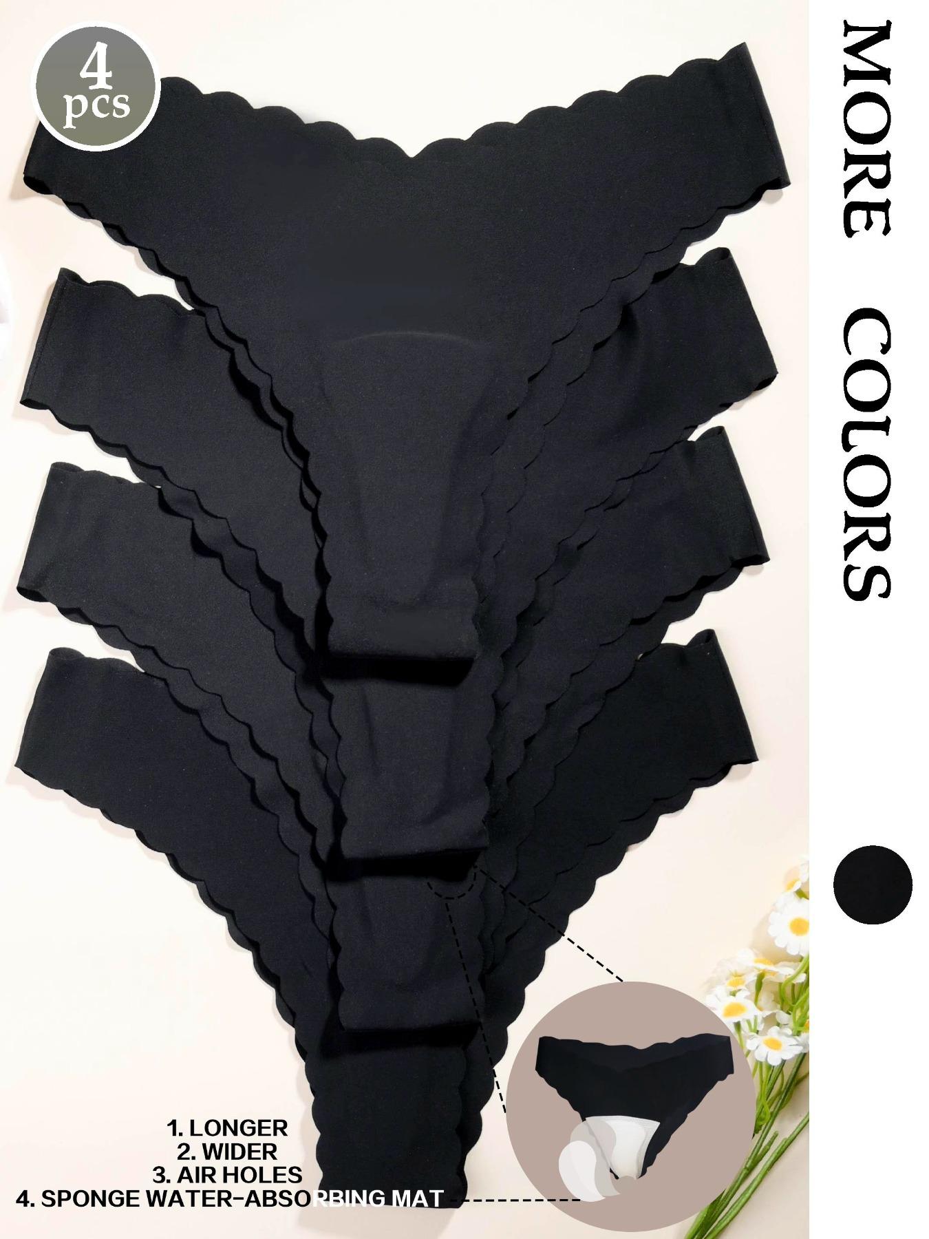 Cameltoe Proof Seamless Thongs Made With Sandwich Like Patented Insert 3-LAYER PROTECTION Women's Leopard Print Thong Panties, Breathable Low Waist Seamless Underwear, Fitted Casual Yoga Gym Wear, Stretchy Panties, 4/6 Pack