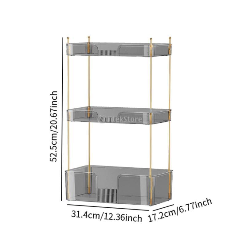 3-Tier Metal Fruit Vegetable Storage Basket with Hooks, Space-Saving Kitchen Organizer for Countertop, Pantry, Bathroom, Heavy Duty & Rust-Proof Design, Instantly Declutter Your Home! ,Deals for you days 3-Tier Metal Fruit Vegetable Storage Basket with Hooks, Space-Saving Kitchen Organizer for Countertop, Pantry, Bathroom, Heavy Duty & Rust-Proof Design, Instantly Declutter Your Home! ,Deals for you days
