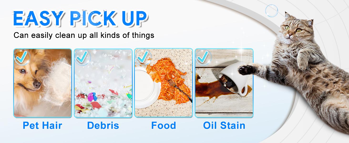 [FREE SHIPPING] KEEPOW Reusable Mop Pads with washing bag, for All 10 Inches Flat Mop (Mop is Not Included)