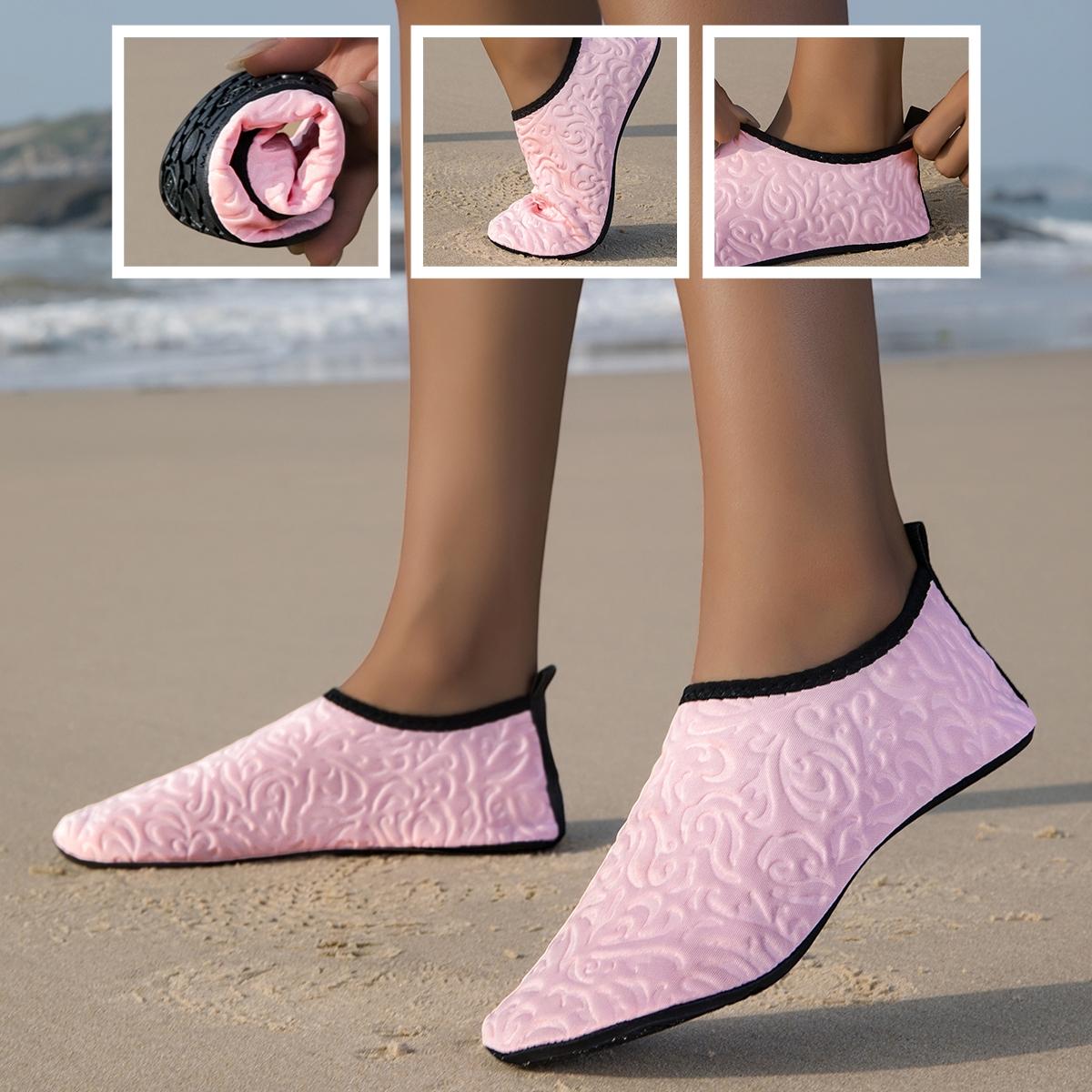 Unisex Springbreak Indoor Barefootshoes Easy-On Yoga Shoes Women Barefootshoes Foldable Water Shoes Breathable Gymshoes, Men Quick-Dry Beach Shoes, Couples' Style