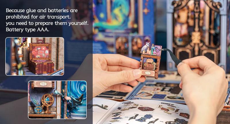 SOUL TRAVEL AGENCY DIY LED Bookcase – Handmade Craft Toy for Adults & Teens | Unique Black Friday Holiday Gift Idea SOUL TRAVEL AGENCY DIY LED Bookcase – Handmade Craft Toy for Adults & Teens | Unique Black Friday Holiday Gift Idea