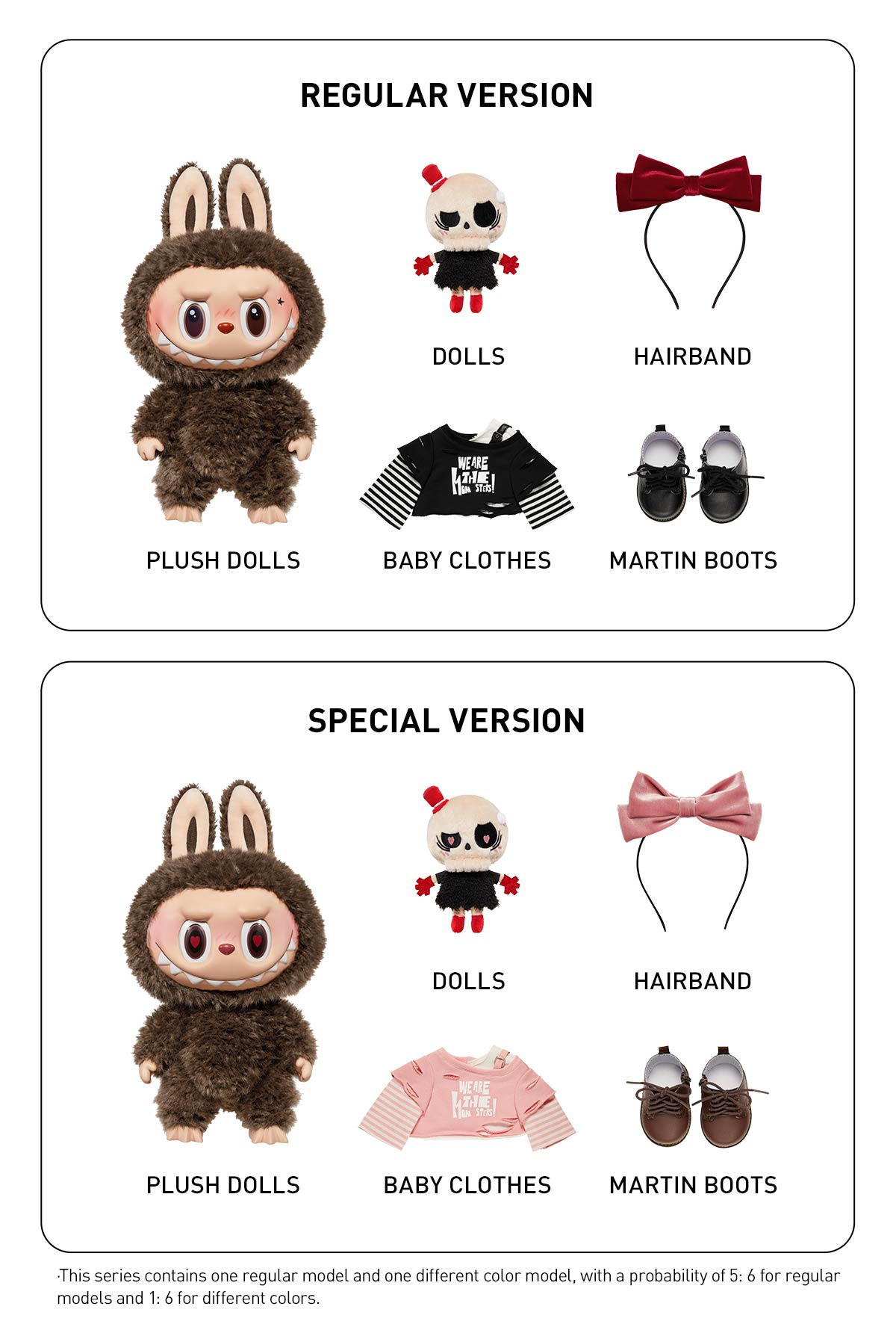 (Cat10015)THE MONSTERS Catch Me If You Like Me Series-Vinyl Doll Gift Box