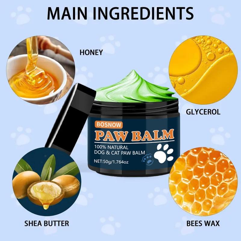 Blue Box Pet Paw Balm with Coconut Oil, Deep Long-Lasting Moisture, Lickable, Smooths Rough Paws, Daily Care for Cats and Dogs, Daily Canine Wellness