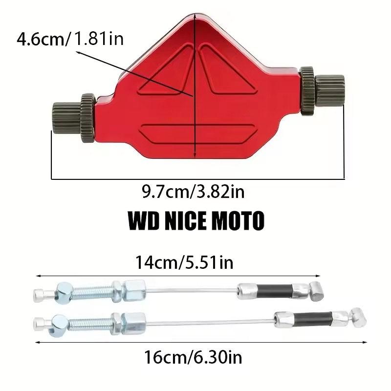 WD NICE MOTO Motorcycle Cnc Aluminum Stunt Clutch Lever, Easy Pull Cable System, Universal Off-Road Dirt Pit Bike Modification Parts