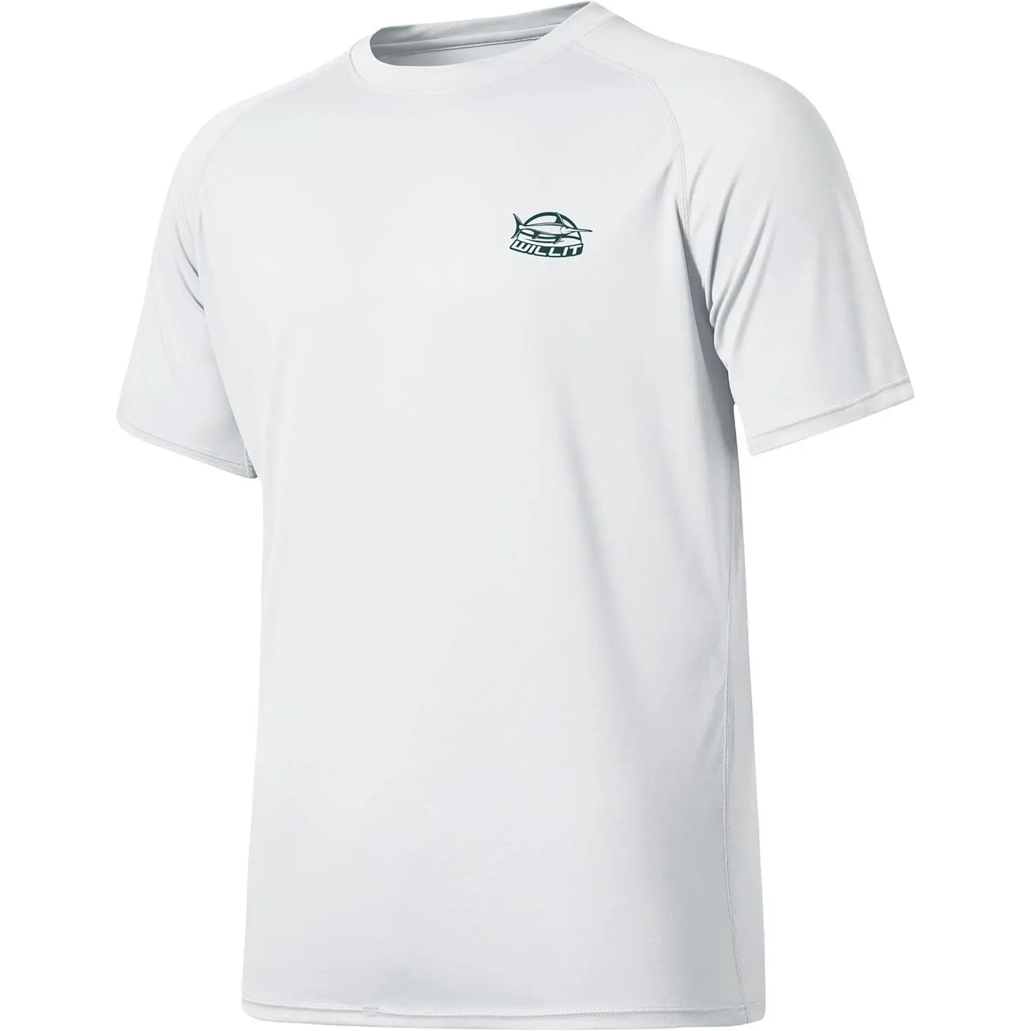 Men's Rashguard Swim Shirt Short Sleeve UPF 50+ Sun Protection SPF Quick Dry Water Shirt