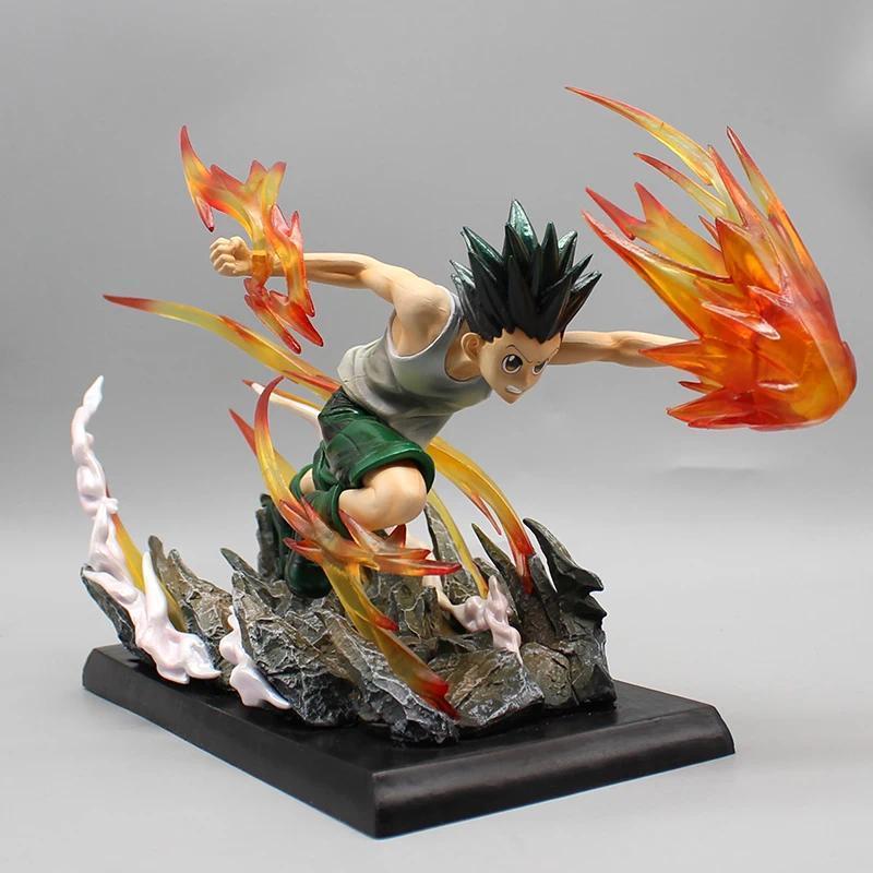 Anime Gon Freecss Action Figura Hunter X Hunter Manga Doll Killua Zoldyck Figure GK Street Fighter Chun Li Figure Hot Model Gift