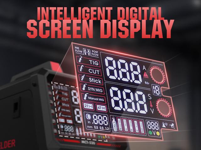 YESWELDER MCT-520 110/220V Welder & Plasma Cutter Combo | MIG/Flux Core/HF CUT/HF TIG/Stick/Aluminum Spool Gun 6-In-1 Welding Machine | 200A MIG TIG MMA & 50A CUT