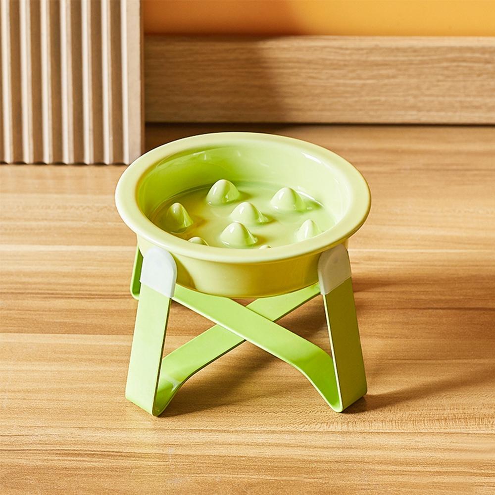 Slow Feed Ceramic Dog Pet Slow Feeder, Cervical Spine Protection, Anti-Choking Cat Bowl, Dog Food Bowl, Cat Food Bowl, Elevated Slow Feeder, Slow Feeder Bowls