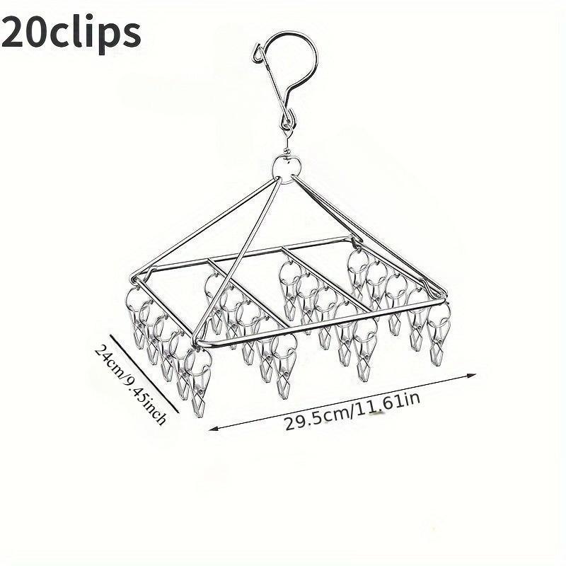Multi clip style air hangers, sock drying racks, solid thick household sock clips, underwear and sock balcony drying racks
