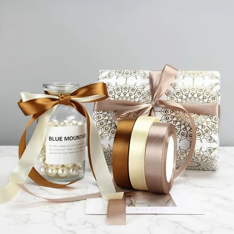 3 Rolls 22m Ribbon, Gift Wrapping Ribbon, Bouquet Packaging, Handmade Bow Decor, Party Decoration, Cake Decorating Ribbon
