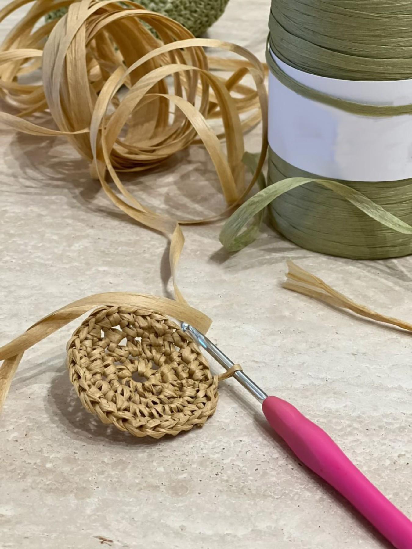 Unisex Handmade Crochet Sun Hat, UV Protection Hollow Out Straw Hat, Boho Style Beach Fishing Cap, Spring Summer Daily Wear