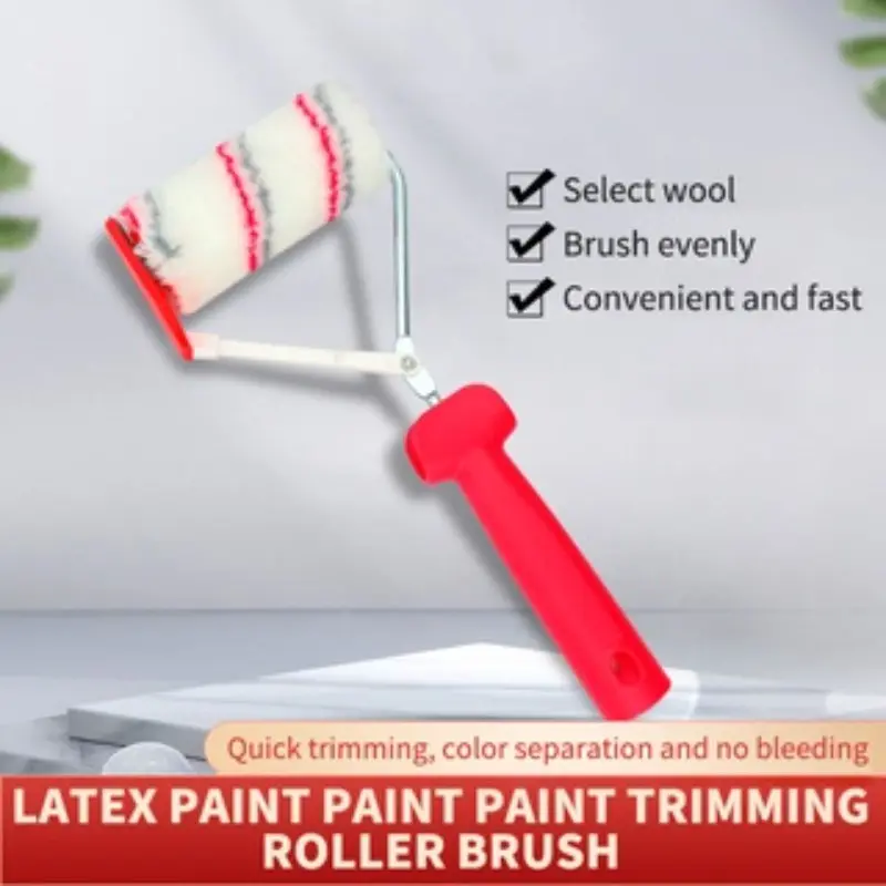 Multi-Functional Edge Roller Brush, Adjustable Paint Edge Roller, Paint Edger Tool, Painter Tool, Prevents Overflow, Ideal for DIY and Renovation, Keeps Walls Clean and Smooth