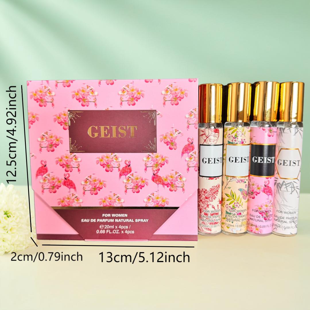 Women's Perfume set,Floral and Fruity,Thanksgiving,Christmas,Valentine's Day,20ml*4