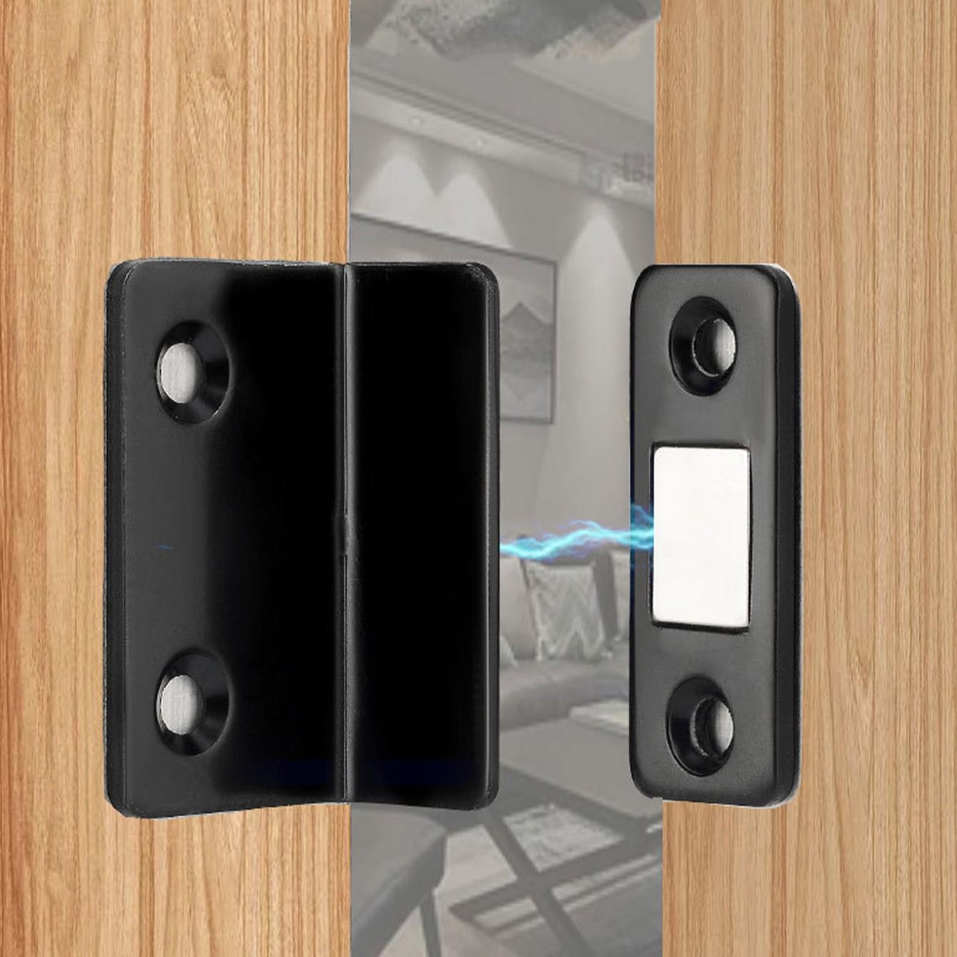 1pc/3pcs, Strong Magnetic Door Latch, Ultra-Thin Magnet for Furniture Cabinets, Screw-Installed, Secure Closure Device