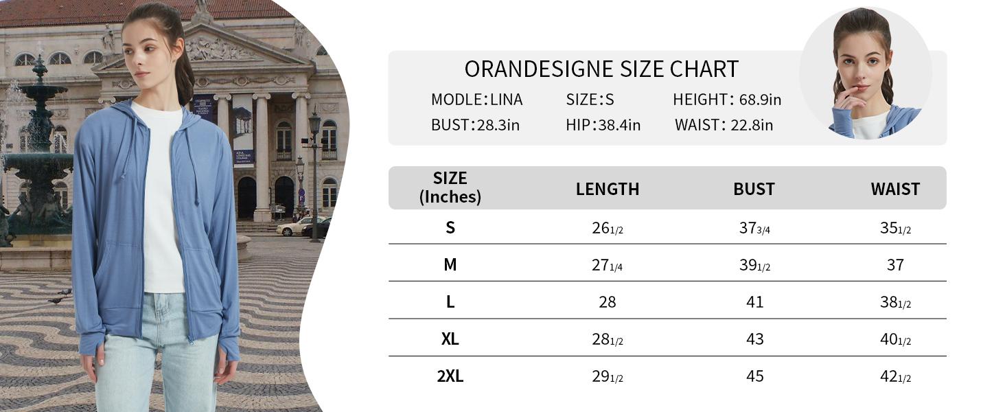 LETAOTAO Womens' Lightweight Zip Up Hoodies Stretch Thin Summer Jackets For Women