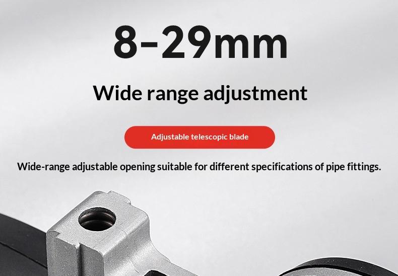 PVC Pipe Cutter Accessories, Multi-Functional Cutting Tool, Adjustable Blade 8-29mm, Durable Copper Tube Slicer, Ideal for DIY Projects, Construction Tools