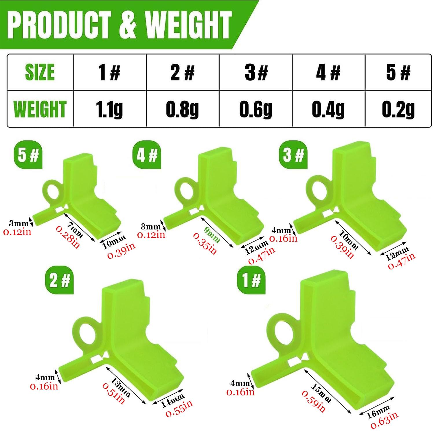 100/250 Pcs Treble Hook Covers, Fishing Treble Hook Covers, Fishing Hook Bonnets, Fishing Hook Safety Cover, Assorted Sizes Fishing Hook Protector Bonnets Guard Safety Cap Protector, 5 Sizes, Fishing Accessories