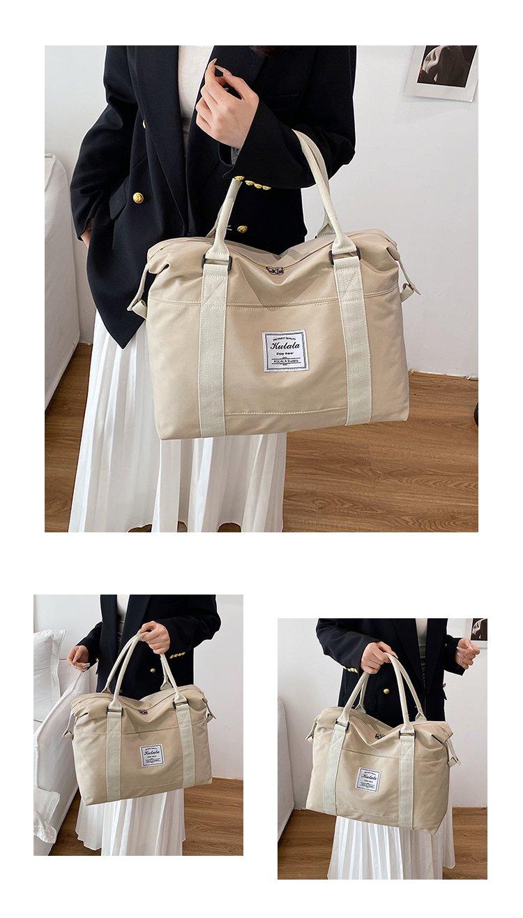 1PC Casual Travel Tote Bag Large Capacity Multi-Functional Handbag Crossbody Bag with Shoe Compartment for Gym Business Trip