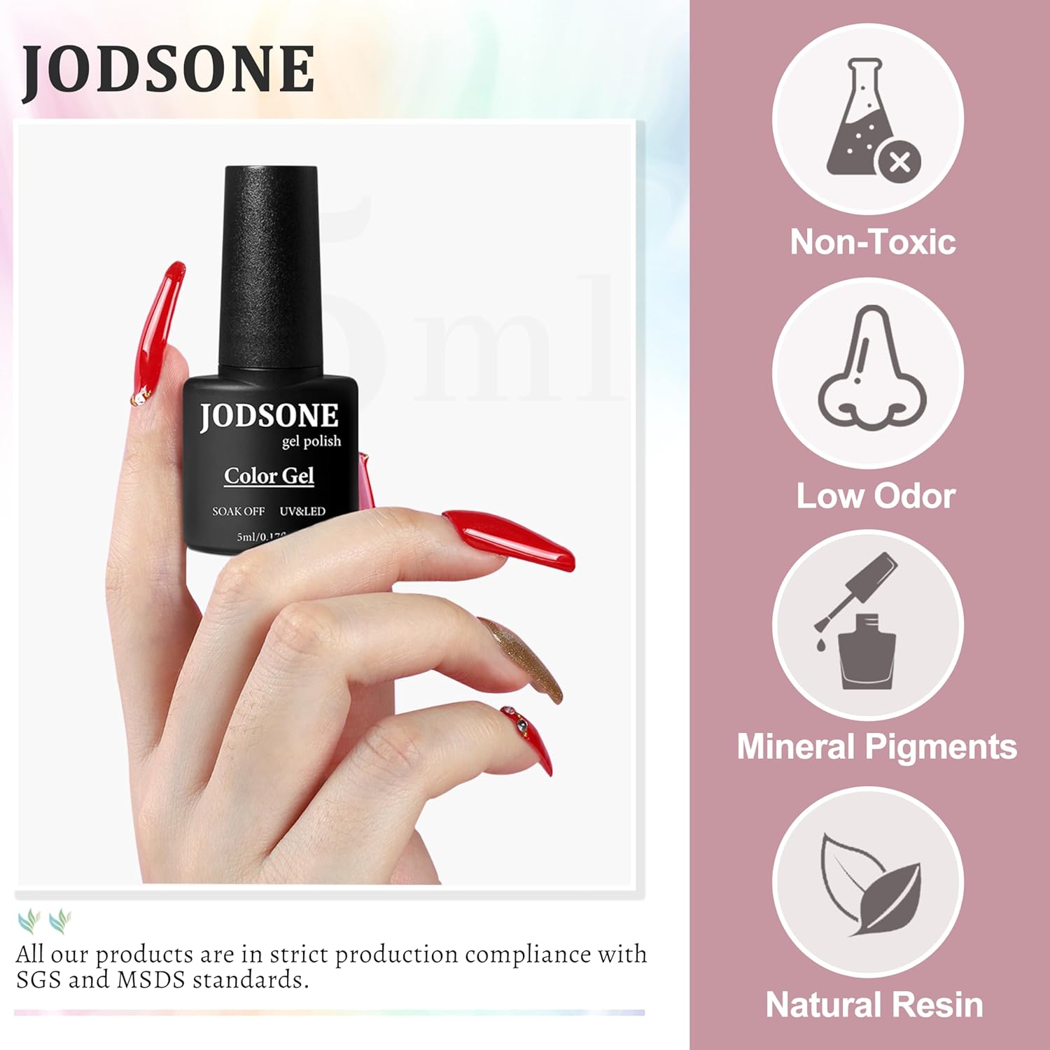 JODSONE 36 PCS Gel Nail Polish Set with 32 Colors Gel polish Kit Base Coat No Wipe Matte GlossyTop Coat Nail Polish Set Green Blue Red Pink Summer nail Collection Gifts for Women JODSONE 36 PCS Gel Nail Polish Set with 32 Colors Gel polish Kit Base Coat No Wipe Matte GlossyTop Coat Nail Polish Set Green Blue Red Pink Summer nail Collection Gifts for Women