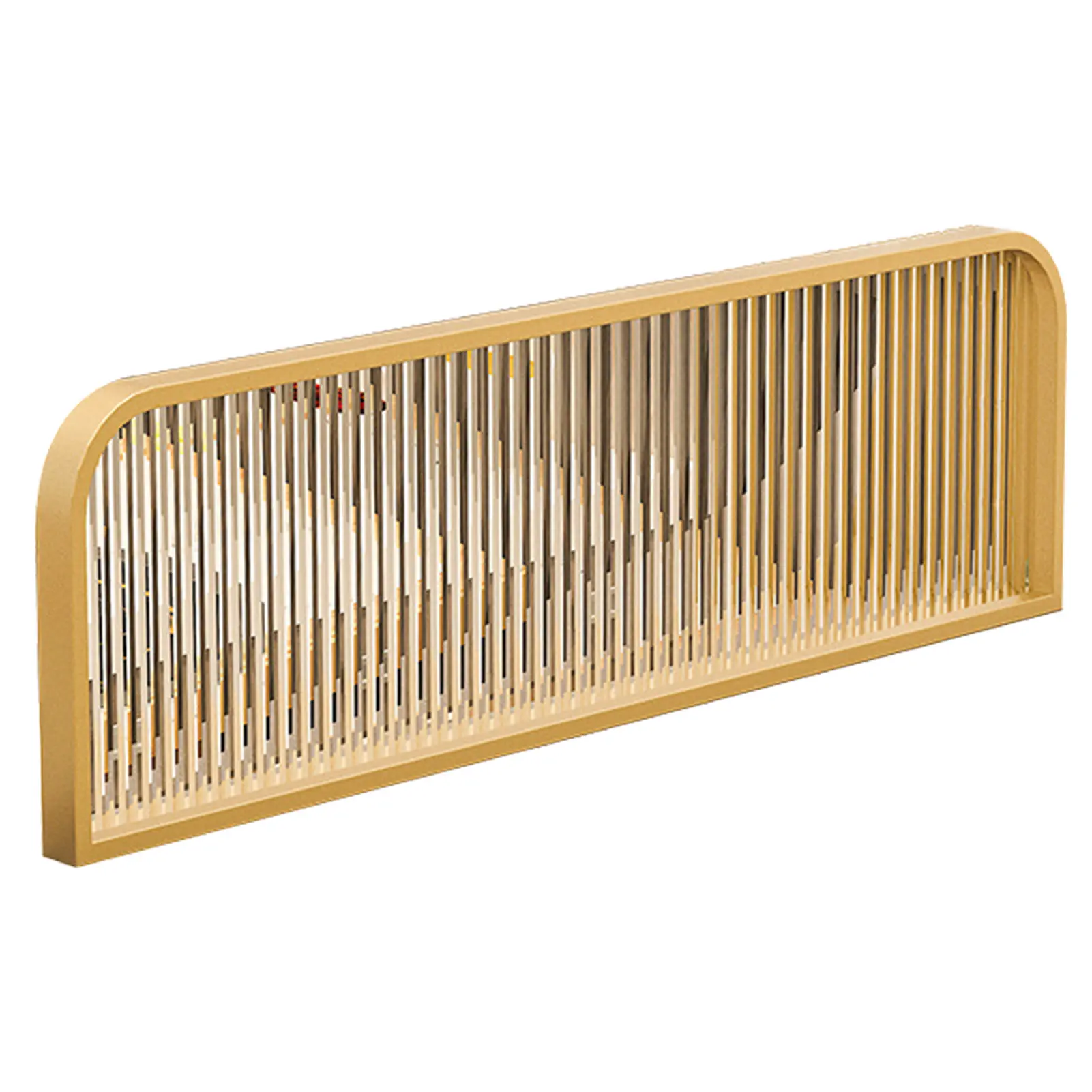 Translucent Rectangular Room Divider, 39.4x11.8in Decorative Privacy Panel for Dining Areas, Commercial Restaurant Desk Partition Furniture