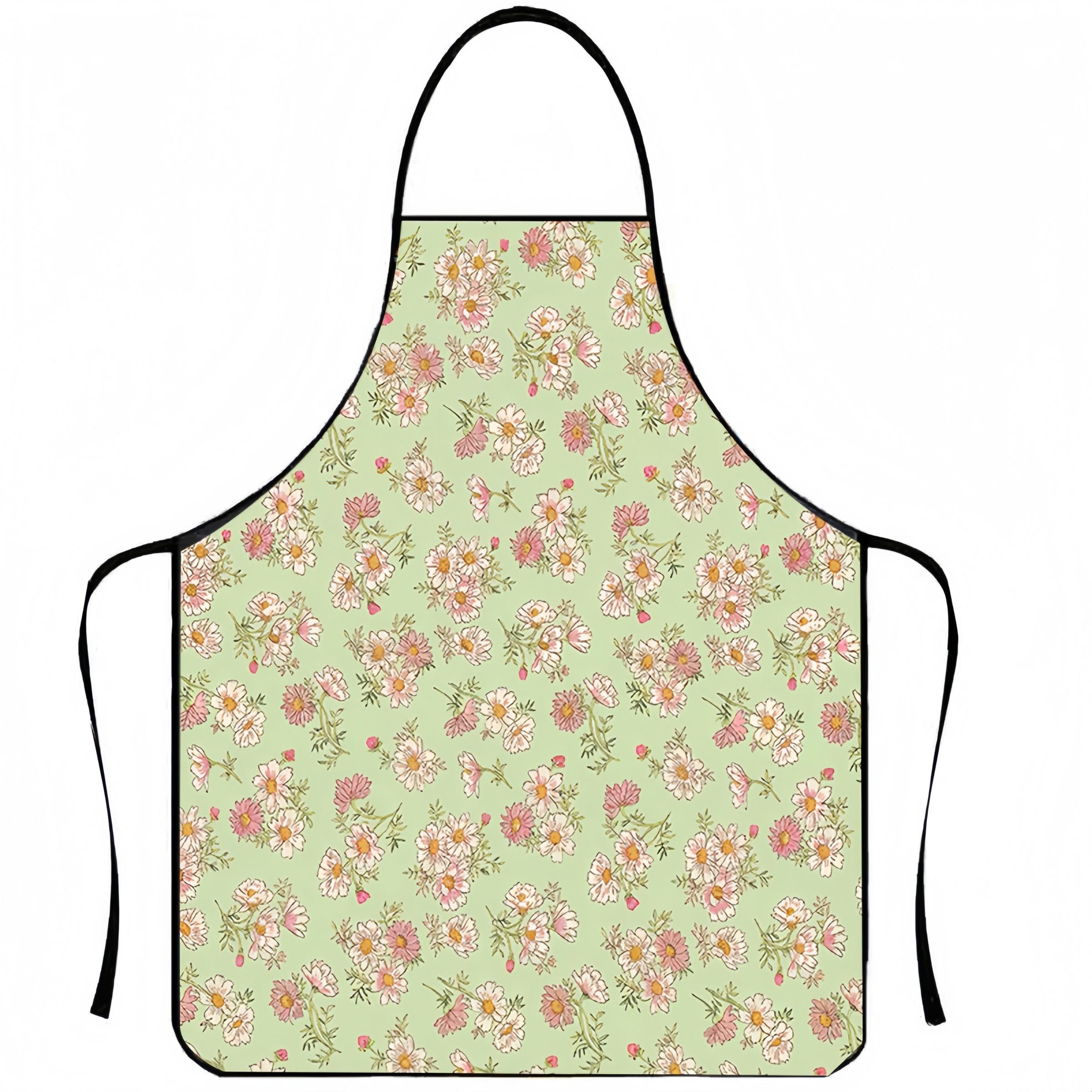 Mexican Folk Style Pattern Apron Set , 2 Counts Polyester  Kitchen Apron for Cooking, Mother's Day Gift, Apron for Women,Valentine's Day Gift,Nails Design Tool,Kitchen Essential,Garden Accessory