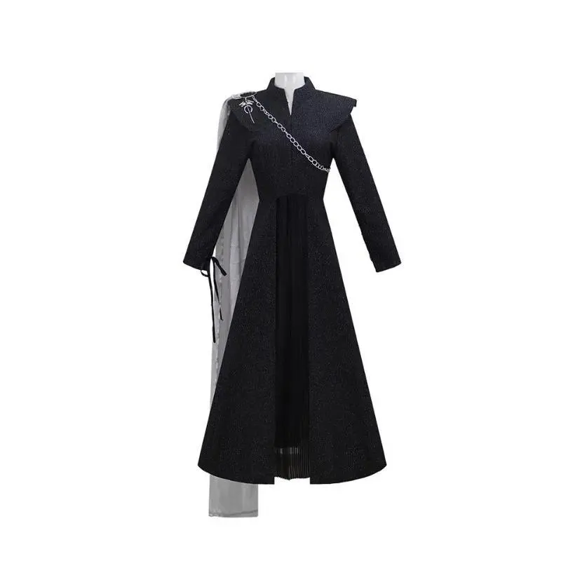Game of Thrones Dragon Mother Daenerys Targaryen Cosplay Suit Cosplay Costume Skirt Dress Windbreaker for Women Halloween Set