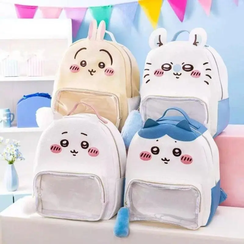 Anime Sweet Chiikawa Hot Style Hachiware Cartoon Backpack Cute Travel Travel Kawaii Lovely Usagi Momonga Send To Friends 2026