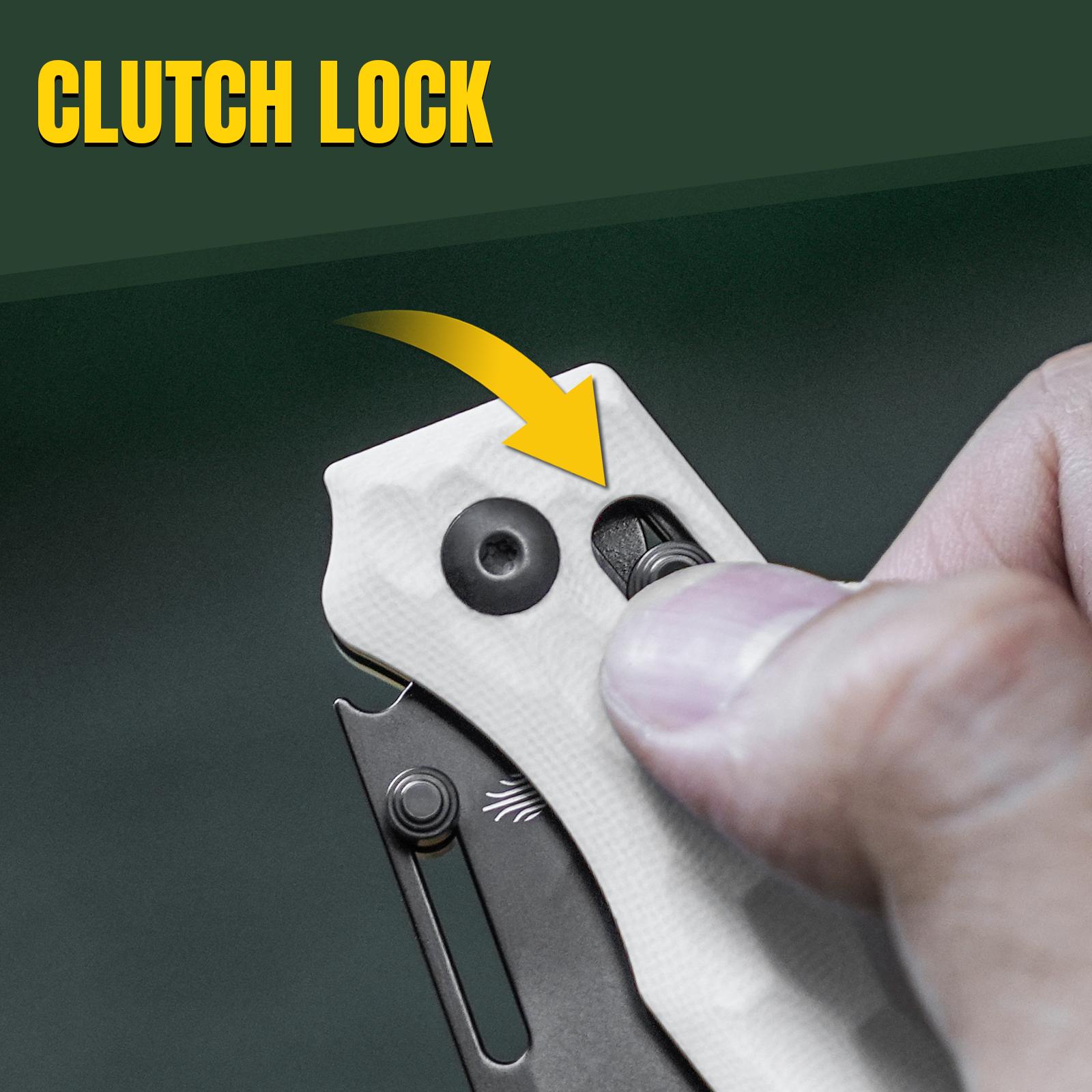 Kizer Task NitroV White G10 -3.04 " Black V3641A1 Outdoor Camping Knives Portable Multipurpose Knives