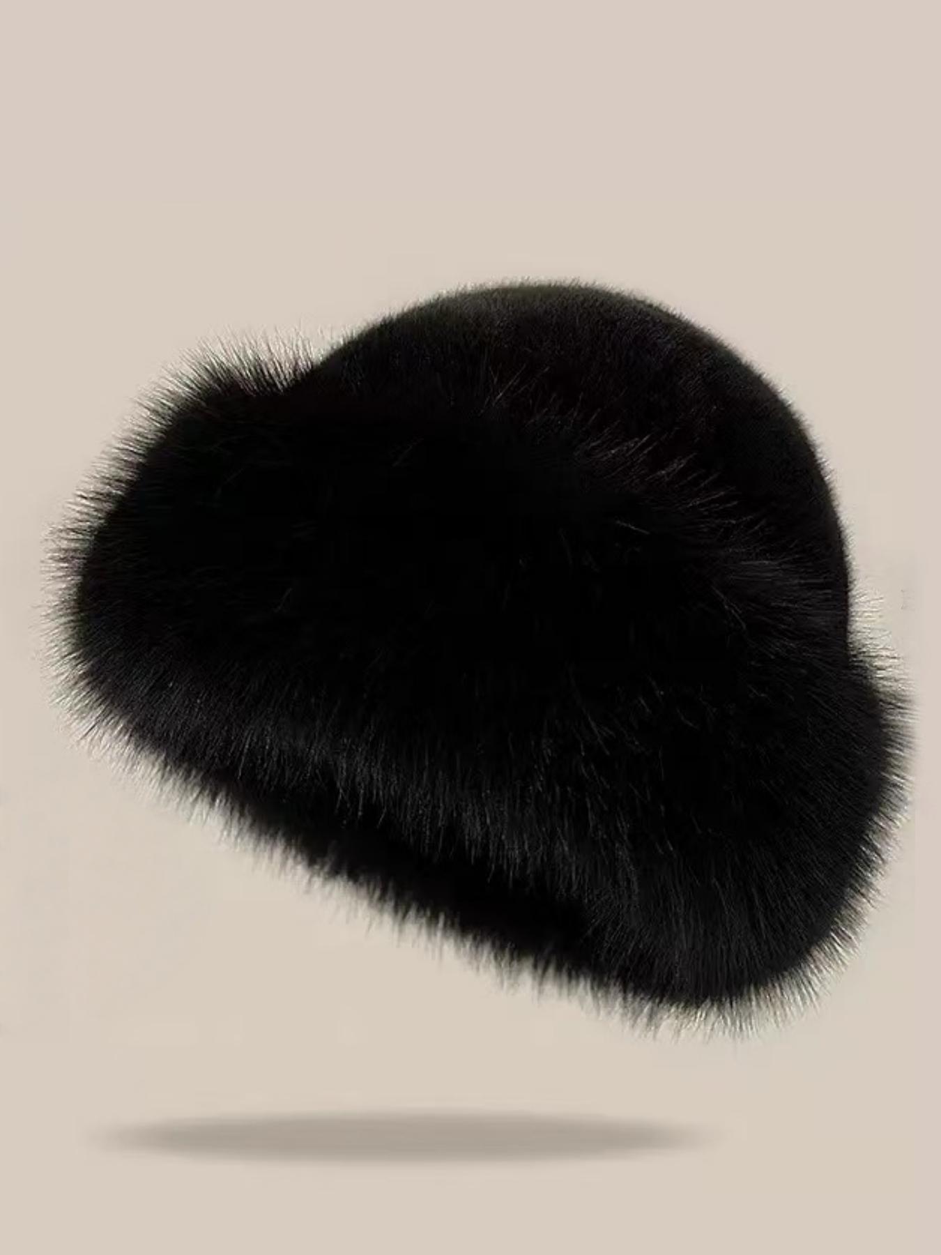 Large Women's Bucket Hat with Warm Earflaps, Fashionable Outdoor Cold Protection Accessory, Multi-purpose Stylish Headwear, Fashion Matching Hat