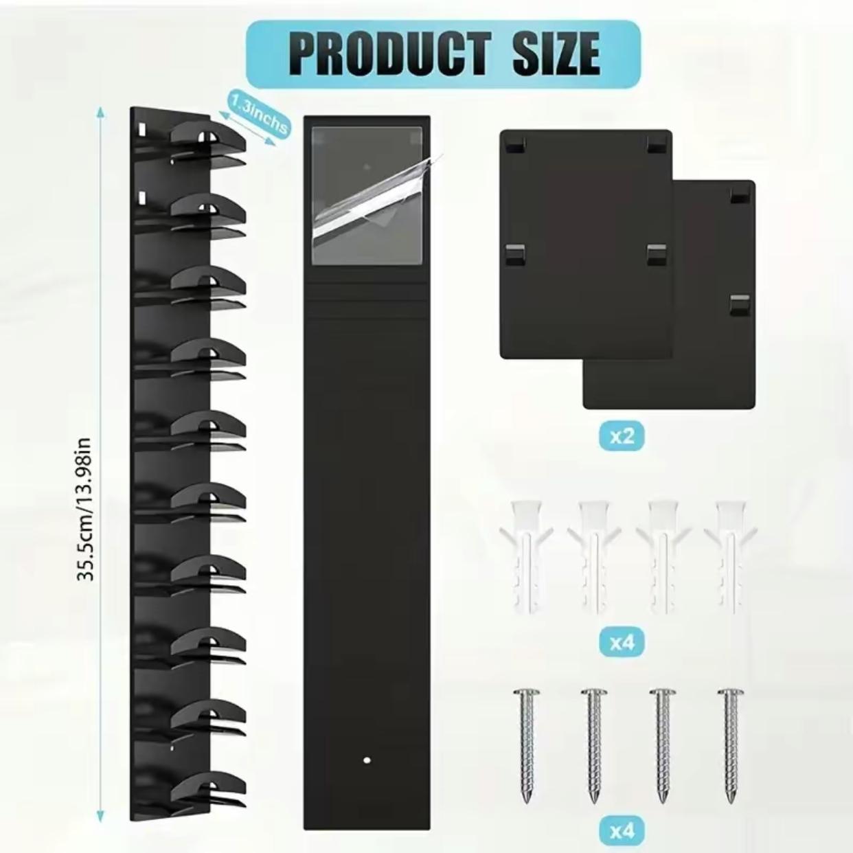 Wall Mounted Baseball Cap Storage Rack, 1/2 Counts Multipurpose Wall Mounted Hat Hook, Hat Storage Display Rack for Closet Door & Bedroom, Shelves, Hat Hanger Holder