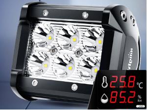 Nilight 2PCS 4 Inch 18W Spot led Pods Universal Adjustable Pillar Hood Led Work Light Mount Bracket with Off Road Wiring Harness-2 Leads road light dealsforyoudays Nilight 2PCS 4 Inch 18W Spot led Pods Universal Adjustable Pillar Hood Led Work Light Mount Bracket with Off Road Wiring Harness-2 Leads road light dealsforyoudays