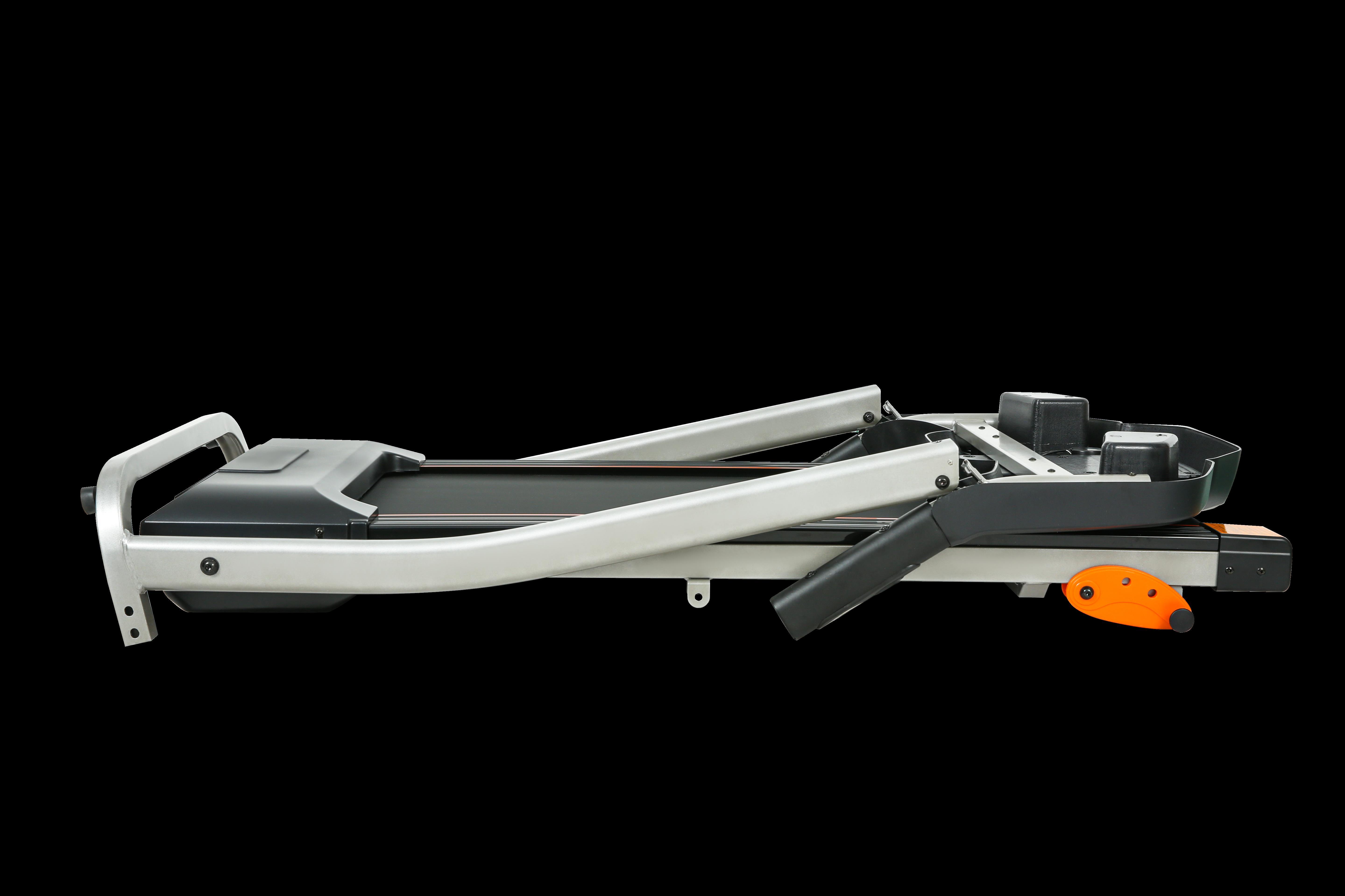 Folding Treadmill 2.5HP 12KM/H, Foldable Home Fitness Equipment with LCD for Walking & Running, Cardio Exercise Machine, 4 Incline Levels, 12 Preset or Adjustable Programs, Bluetooth Connectivity, Bla