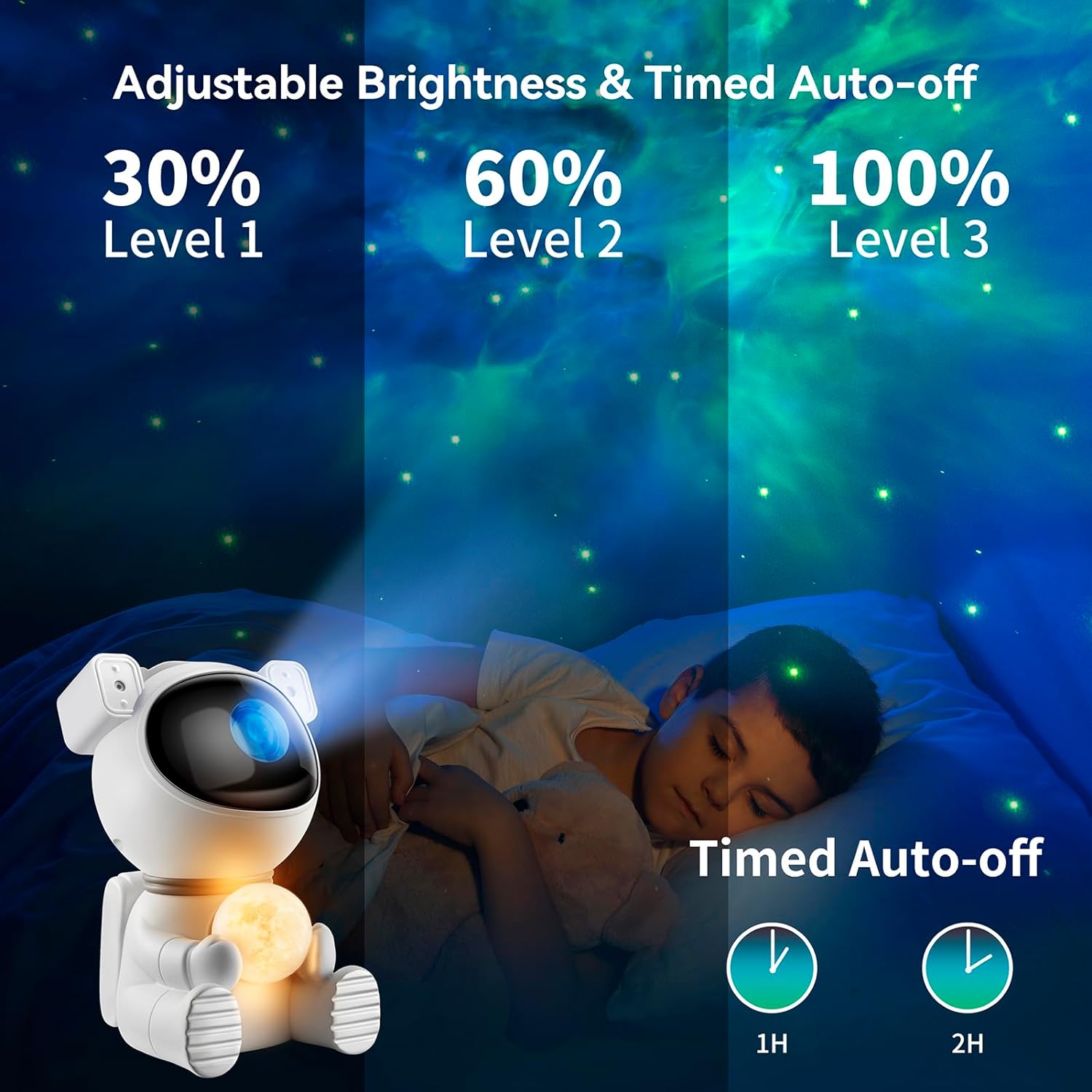 Astronaut Galaxy Projector, Star Projector for Bedroom, LED Night Light for Kids Room with Timer and Remote, Room Decor Aesthetic, Home Decor, Gifts for Adults, Teens, Christmas, Birthday Christmas gift#fathersdaygifts