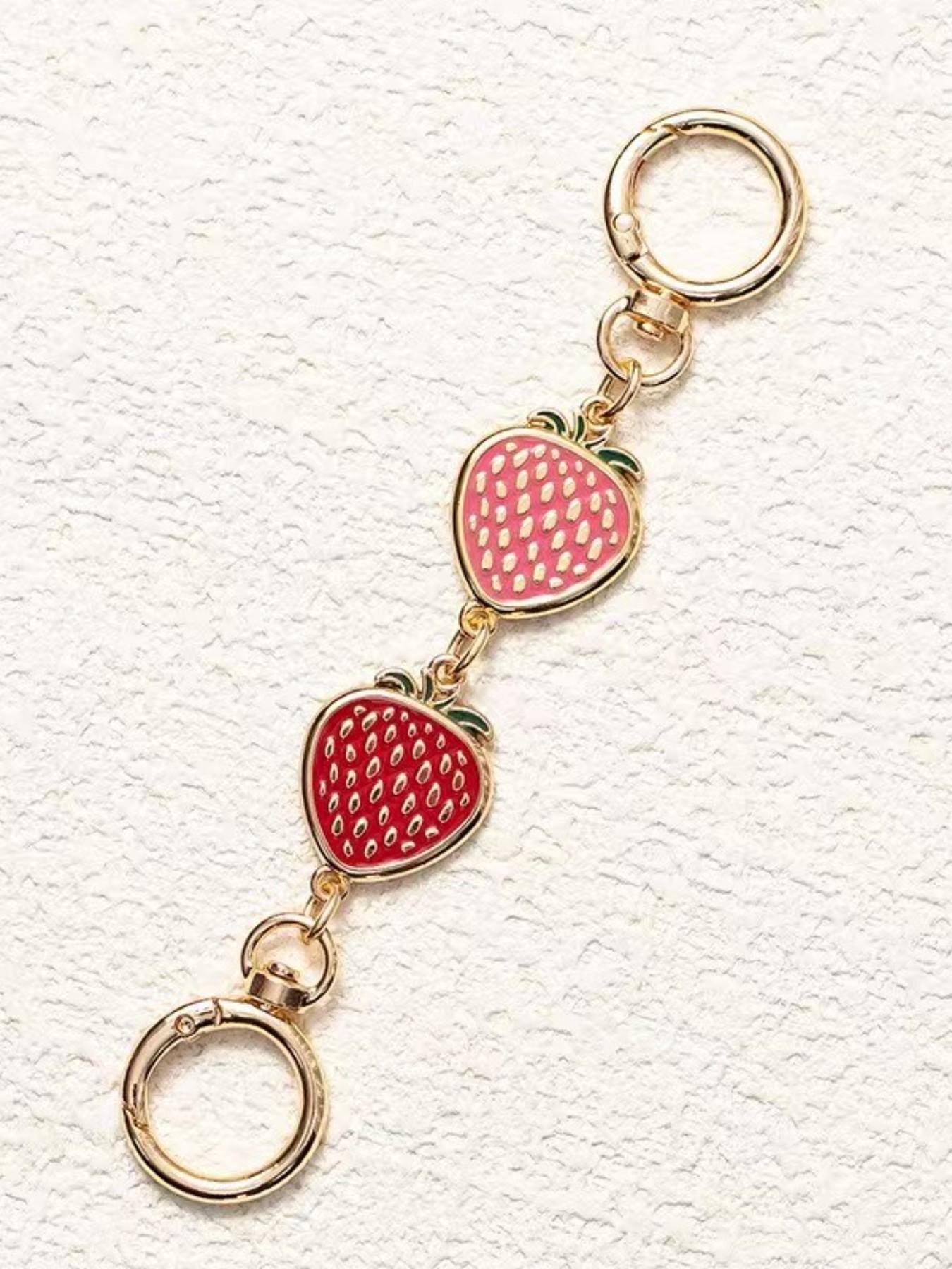 2pcs Heart Design Purse Chain Extender, bag extender，purse extender，purse chain，Riveting Style Bag Charm Accessory, Plain Pattern Suitable for All Seasons