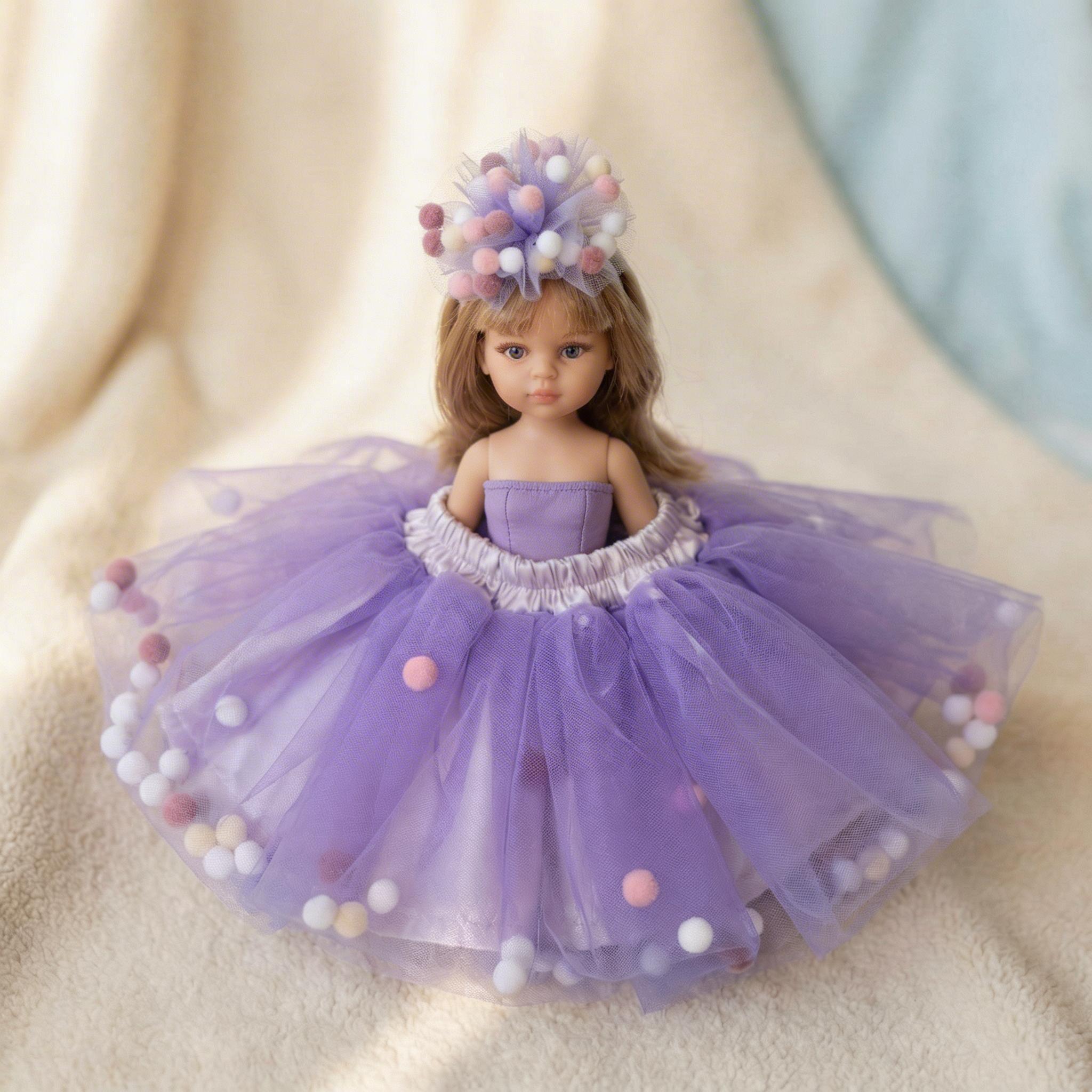 Newborn Photography Princess Dress Set, Cute Multicolor Puffy Skirt, Baby Photo Shoot Costume, Doll Dress, Studio Shooting Clothing