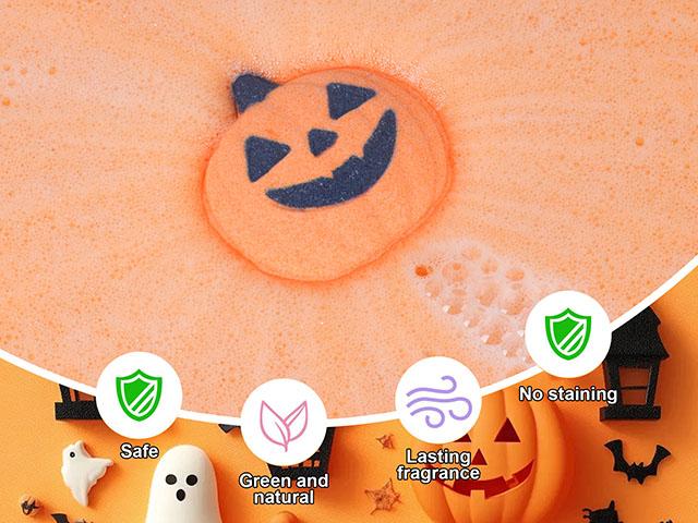 iHave Halloween Bath Bomb Gift Set – 6pcs Cute & Spooky Children’s Bath Bombs Gift Box with Witch, Bat, Black Cat, Skull, Ghost & Pumpkin – Halloween Party Favors, Halloween Gifts for Kids & Women, Relaxing Self-Care, Fun Bath Time, Fizzy Spa Balls