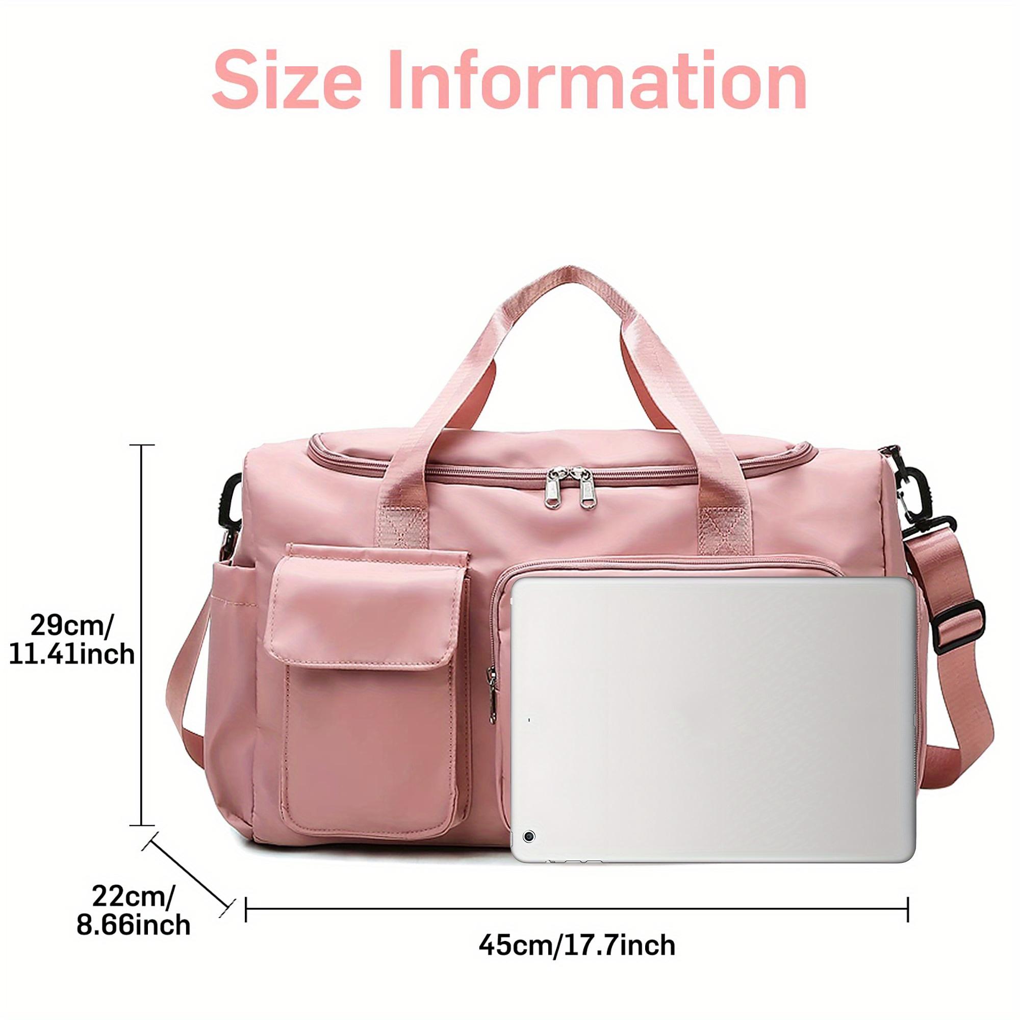 GYM patterned travel bag, multi-functional gym tote/backpack, large capacity casual yoga bag, lightweight, suitable for gym, exercise, and overnight travel, Casual Sports Bag, Athletic Bag