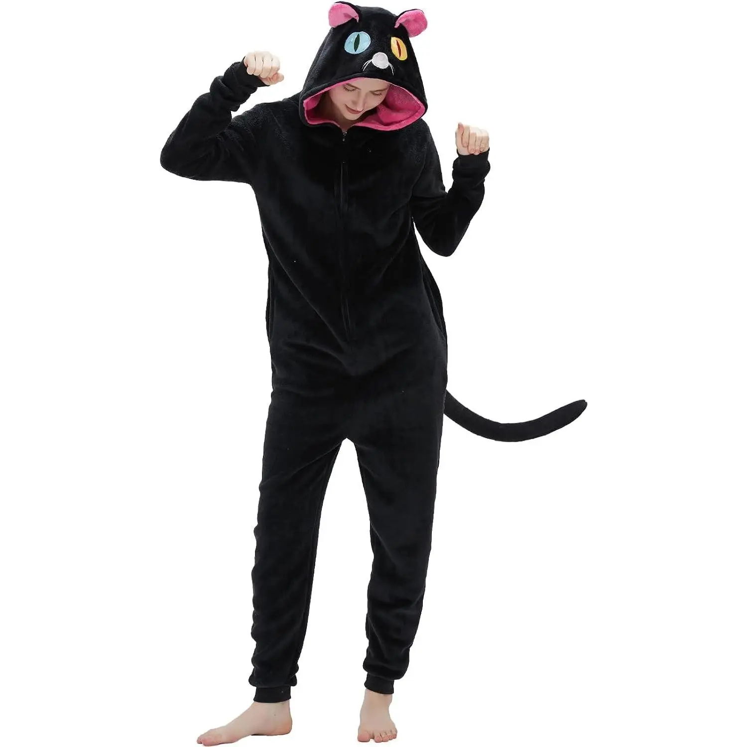 Adult Unisex Onesie Pajamas Halloween Christmas Cosplay Costume Suit for Women and Men