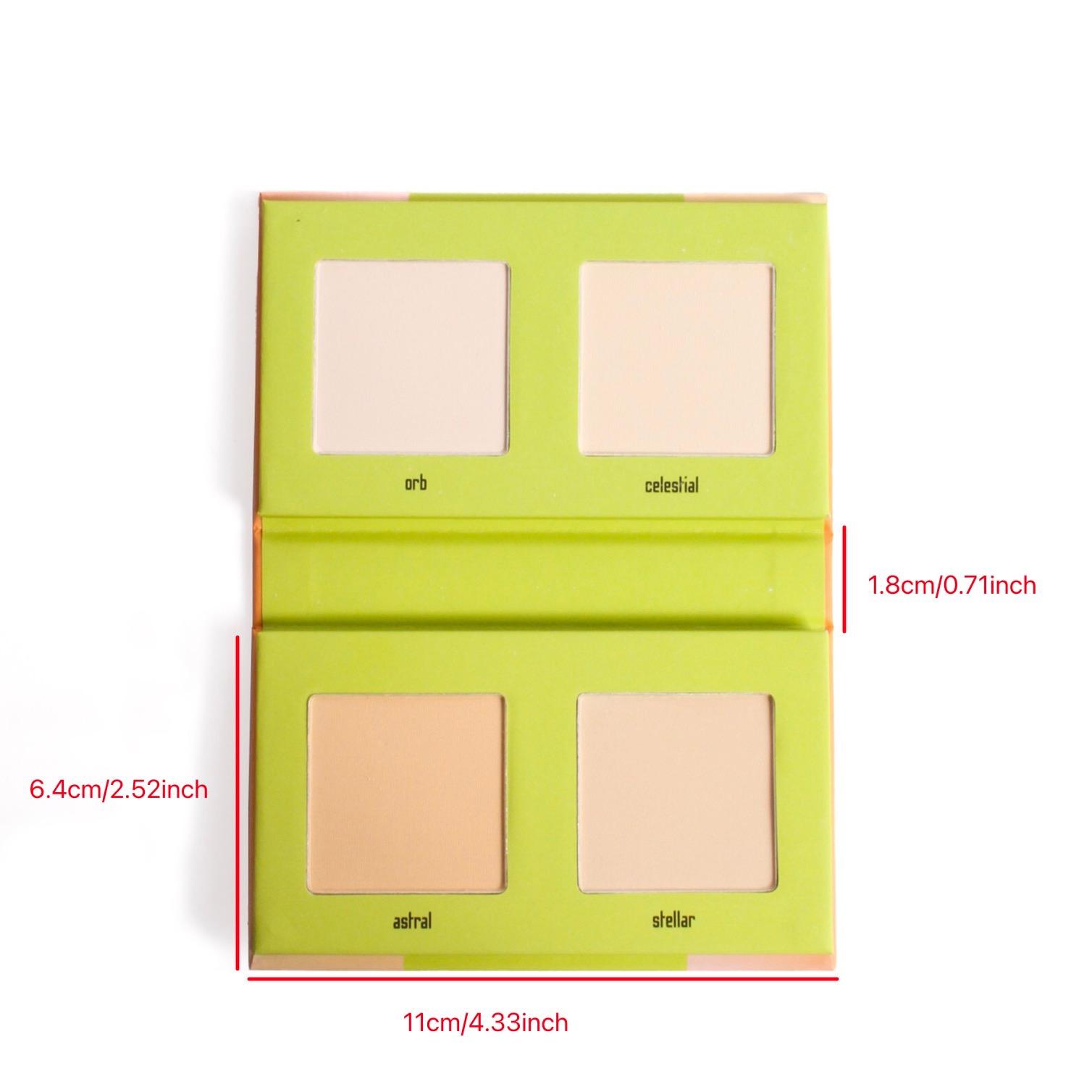Eye Light Brightening Powder Palette & Beam Lip Gloss Bundle - Made By Mitchell Face Makeup Sets