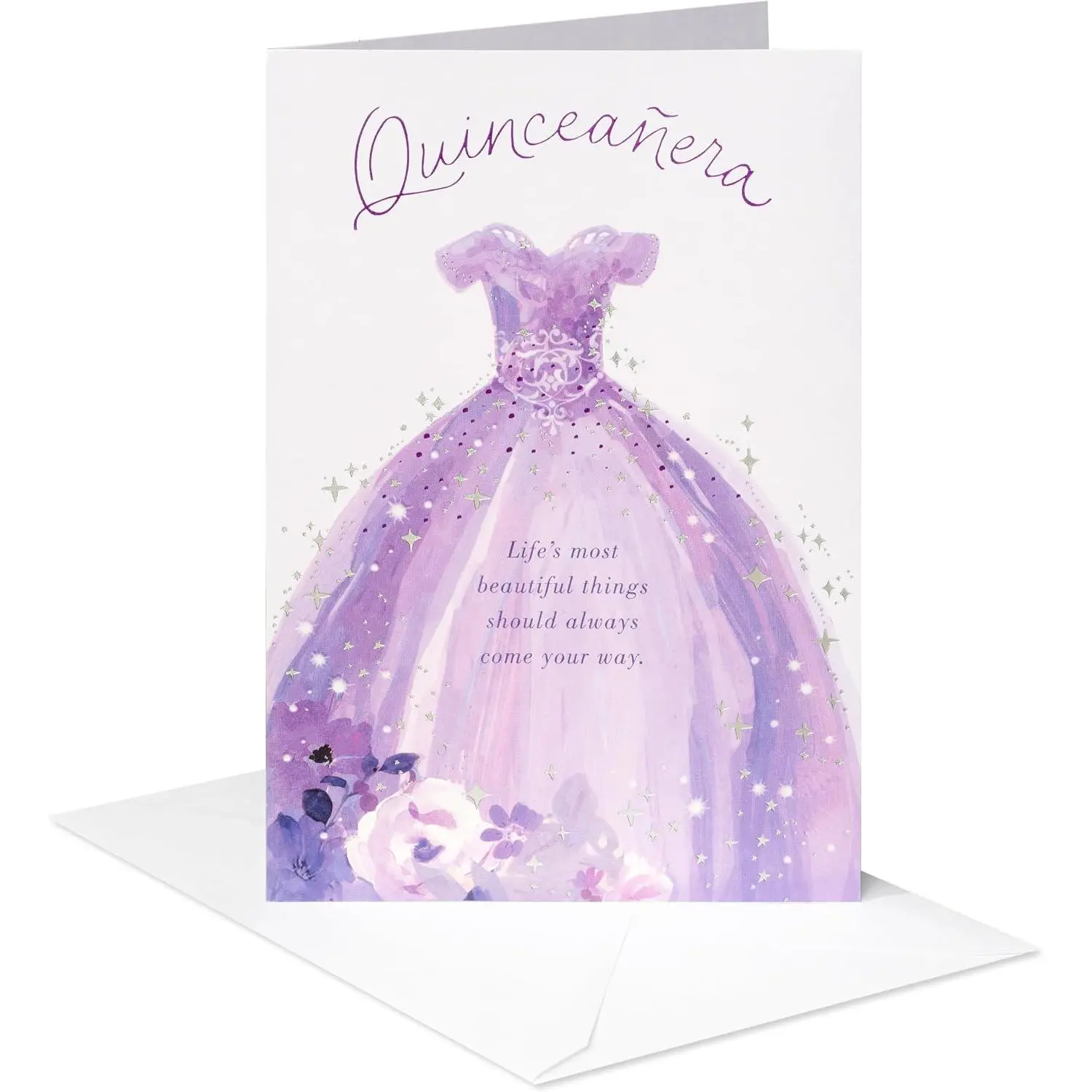 Quinceanera Celebratory Greeting Card for Teen