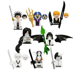2026 new Anime Bleach Cartoon Building Blocks Mini Action Figures Movable Collect Bricks Christmas Gift Toys Children