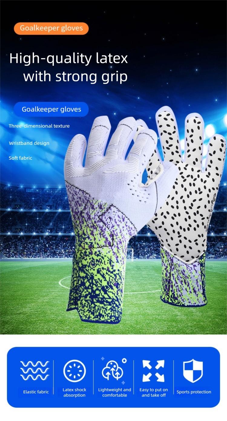 Professional Soccer Goalkeeper Gloves for Adults and Kids Non Slip Breathable Comfortable Falcon Design Match Training Gloves with Strong Grip Palm Protection Enhanced Wrist Support Lightweight Flexible for Youth Boys Girls Professional Football Goalkeepi