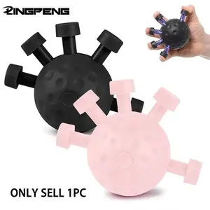 Finger Strength Training Balls, Silicone Non-Slip Portable Grip Enhancer, Hand Grip Exerciser, Adjustable Hand Strengthener, Strength Training Equipment, Rock Climbing Finger Trainer for Hand Muscle Building & Daily Relaxation
