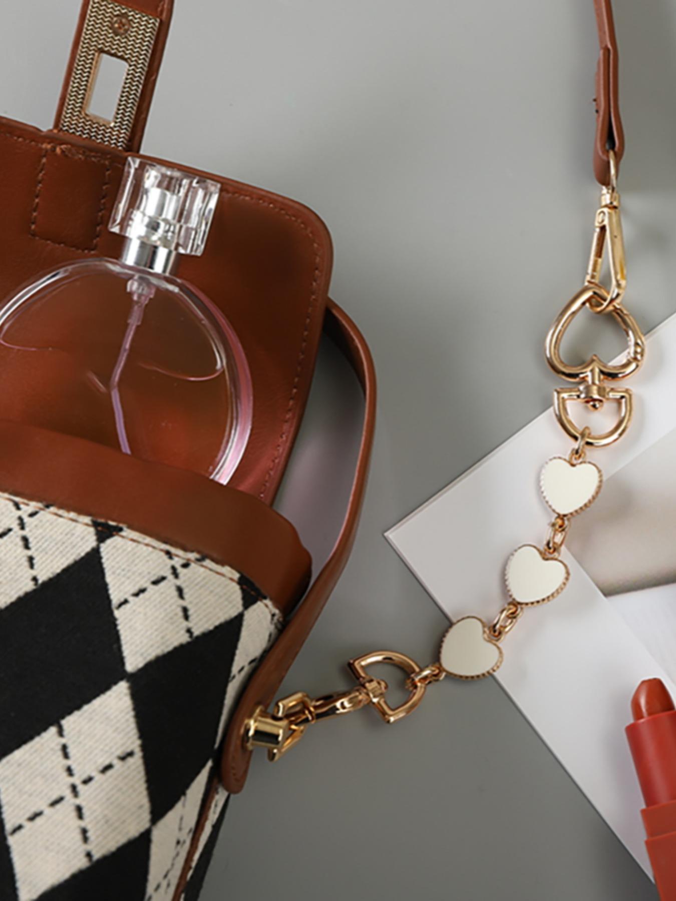 Purse Chain Extender Bag Extender Chain, Purse Strap Extenders for Handbags, Crossbody Bag Charms Accessories, Cute Design, All Seasons