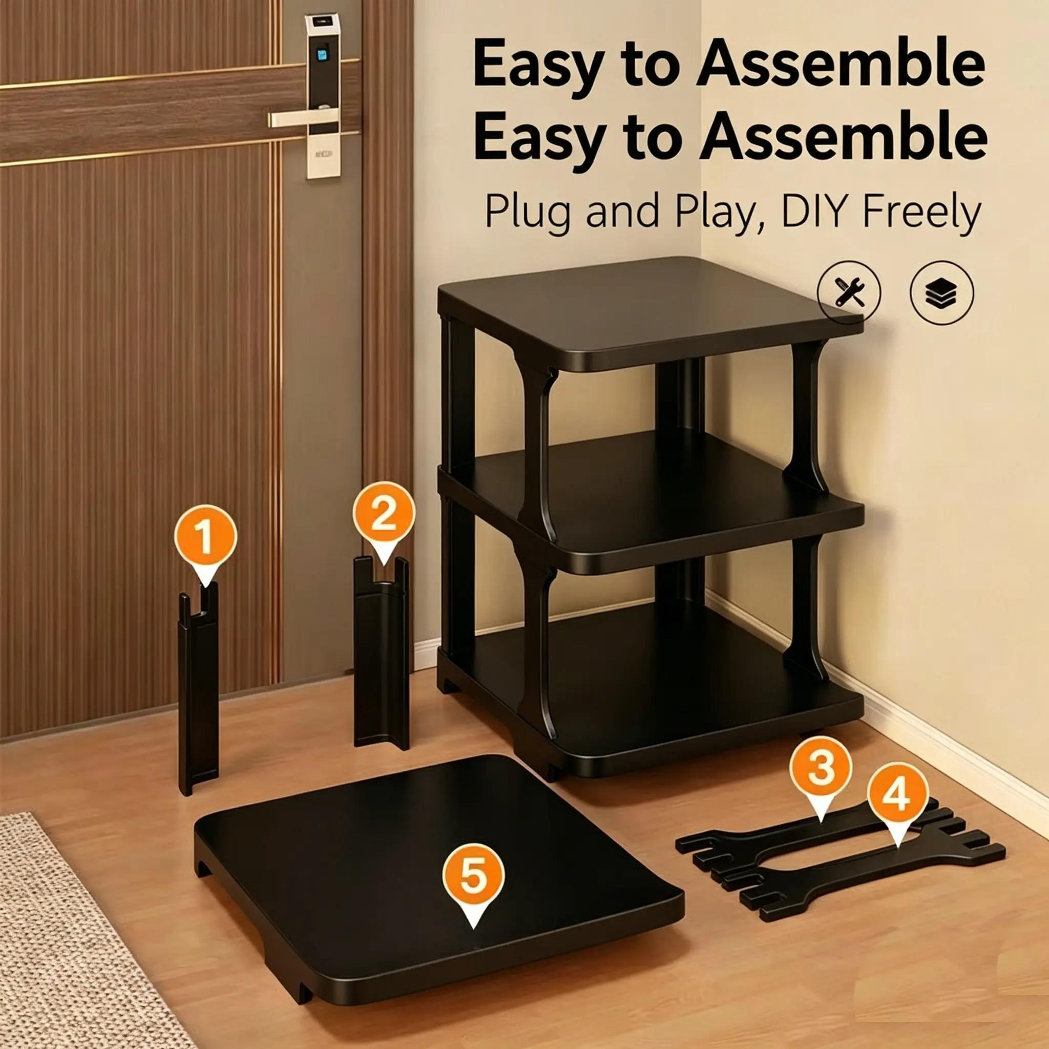 👟 Slim Tall Multifunctional Shoe Rack Shoe Holder for Entryway for Tight Spaces｜9-Tier Stackable Entryway Shoe Storage Organizer for Closet, Corner, Front Door