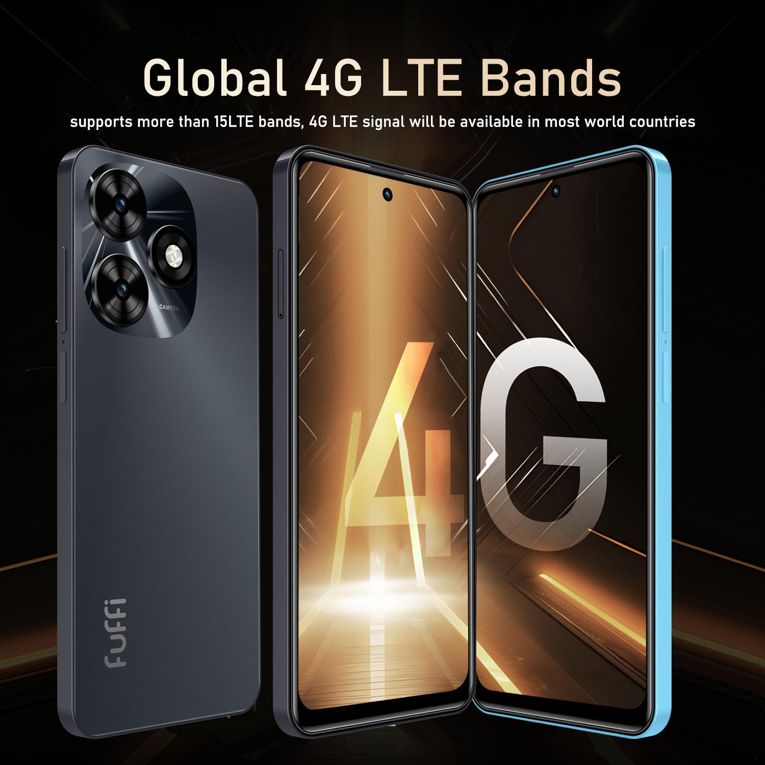 Fuffi M16 Pro Smartphone, 6.56-Inch HD Screen, 3gb RAM 32GB ROM, Quad-Core Processor, 3100mah Battery, 4G network, Dual Sim, Metal Frame, Android 10