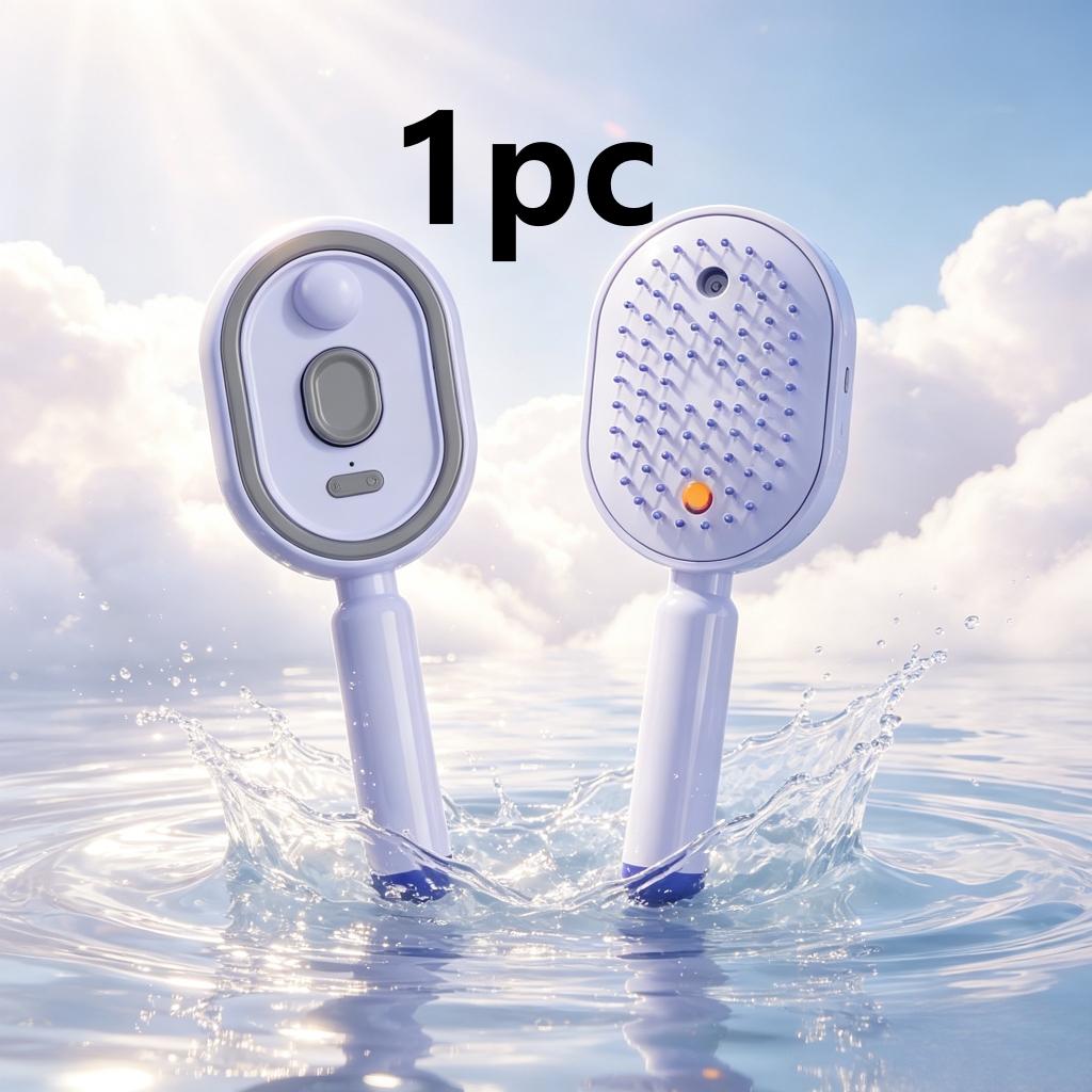 Upgrade Self-Cleaning Spray Massage Comb, Anti-Static Ion Hair Brush, Essential Oil Diffusing Styling Comb, Hair Detangling Comb, Hair Styling Tools, Hair Detangler, Perfect Gift for Friends and Mom