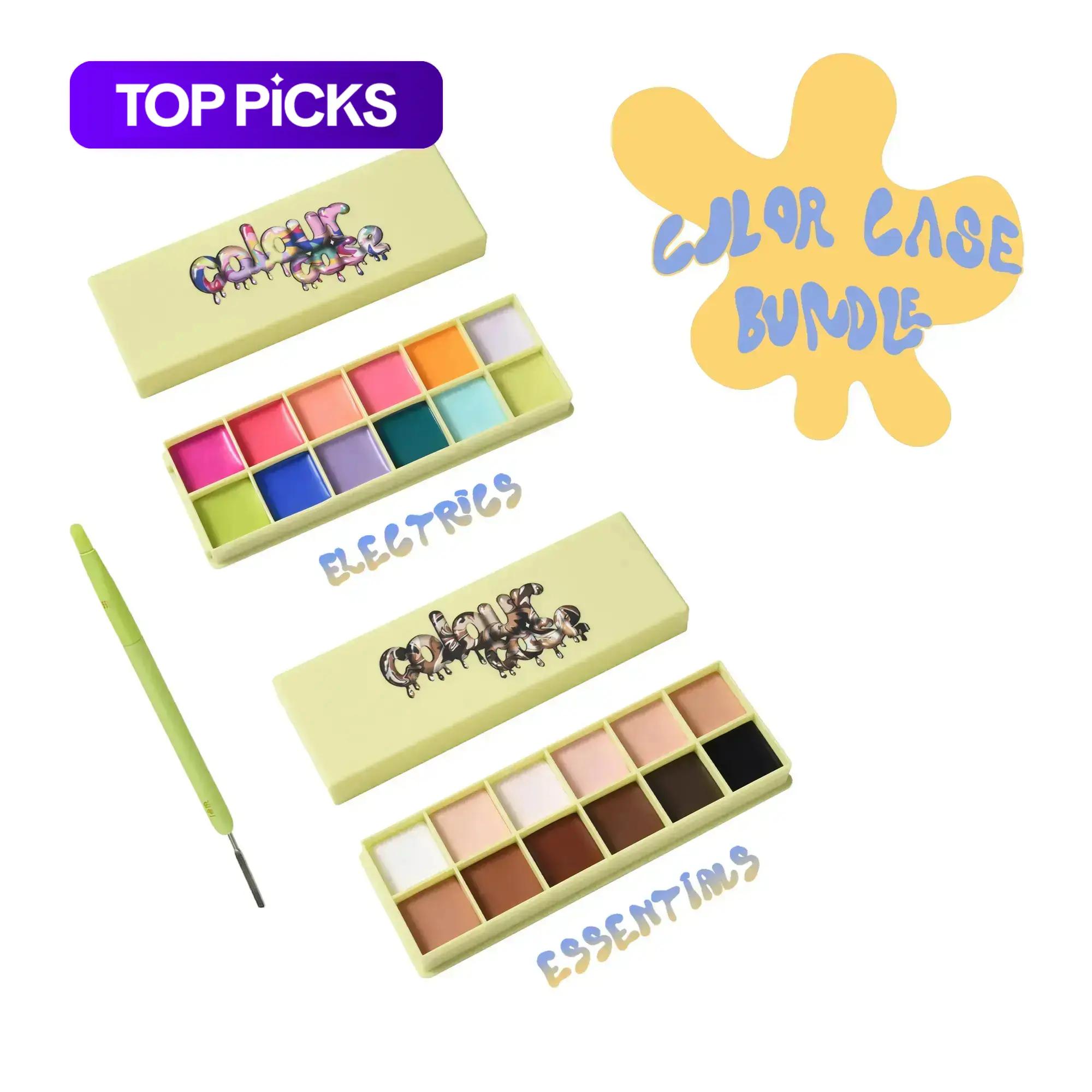 All Colour Case Bundle - Made By Mitchell, Trending Makeup, Summer Makeup, Korean Makeup, 2000s Makeup, Cosmetic, Makeup Kit Set #GLOBAL PICKS